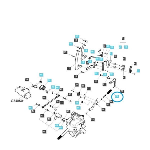 Feder A0691101 / LS Traktor / 40012894