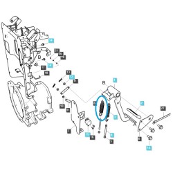 copy of Kupplungspedalfeder TRG260 / XP7.101 / LS Traktor / 40205603
