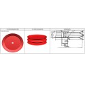 Polea / VTY 187P5-CVG000 / Cosechadora / Tractor LS 40009812