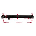 Siłownik hydrauliczny dwustronnego działania / 560 mm / HC2-350-560-22-40-U25 - black