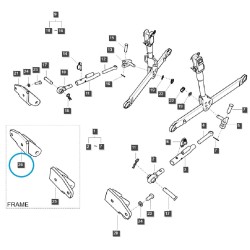 Zaczep prawy TUZ / TRG896 / XR45, XR50, XR60 / LS Tractor / 40251034