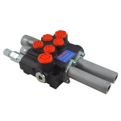Rozdzielacz hydrauliczny 2 sekcyjny - zwykła, pływająca / 40l/min /  P40-2-OT-QW-C5