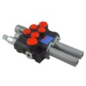 Rozdzielacz hydrauliczny 2 sekcyjny - zwykła, pływająca / 40l/min /  P40-2-OT-QW-C5
