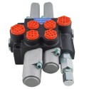 Distribuidor hidráulico, 2 secciones, 40l/min, PRESKO, P40-2-OT-QW-C1