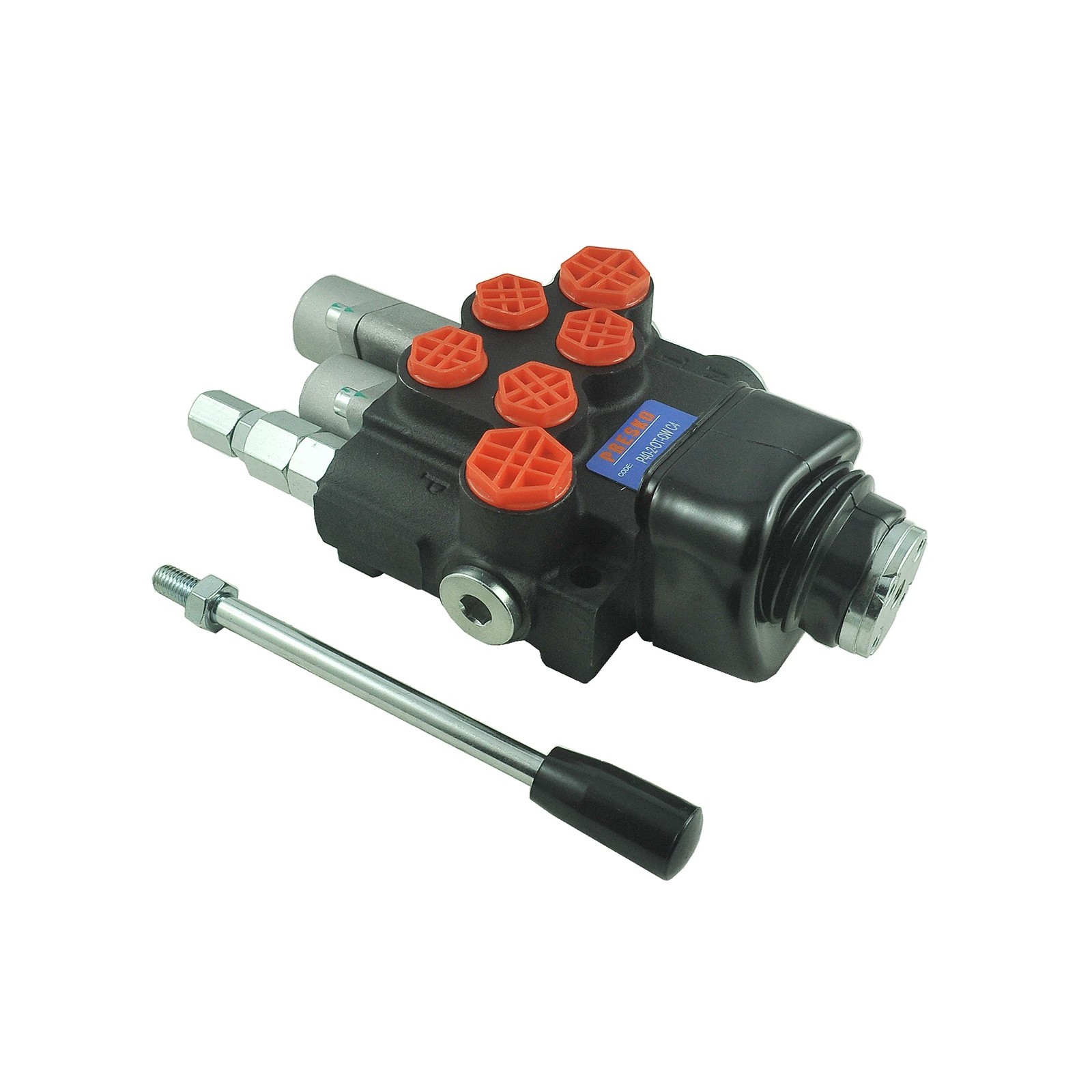 Rozdzielacz hydrauliczny 2 sekcyjny sterowany joystickiem / 40l/min / P40-2-OT-QW-C4