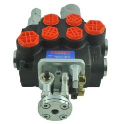 Rozdzielacz hydrauliczny 2 sekcyjny sterowany joystickiem / 40l/min / P40-2-OT-QW-C4