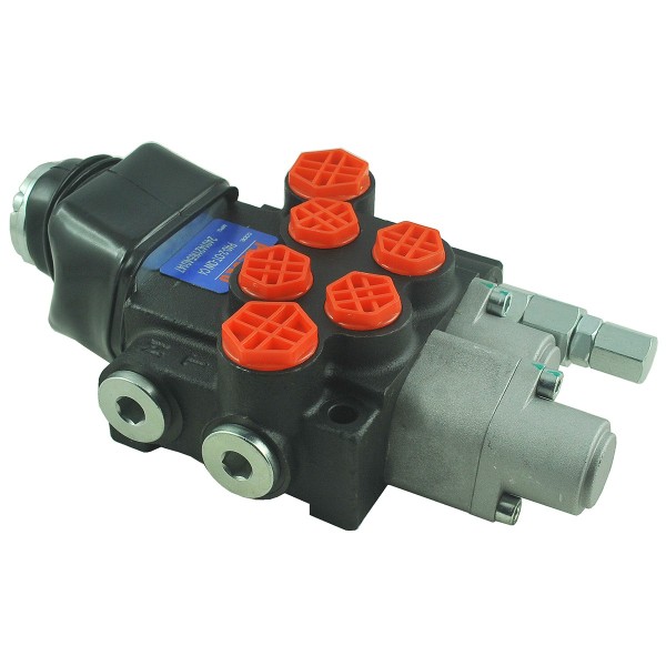 Hydraulic distributor, 2-section, 40l/min, PRESKO, P40-2-OT-QW-C4