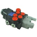 Distributeur hydraulique, 2 sections, 40l/min, PRESKO, P40-2-OT-QW-C4