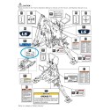 Naklejka ostrzegawcza / LS Tractor / 40358875