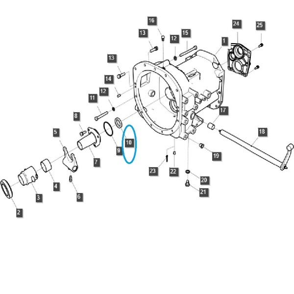 Uszczelniacz 40 x 55 x 8 / TRG250 / LS Tractor / 40289788