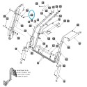 Nakretka szesciokątna - zabezpieczająca ładowacza czołowego / M24-1,5P / LS Tractor / 40228633