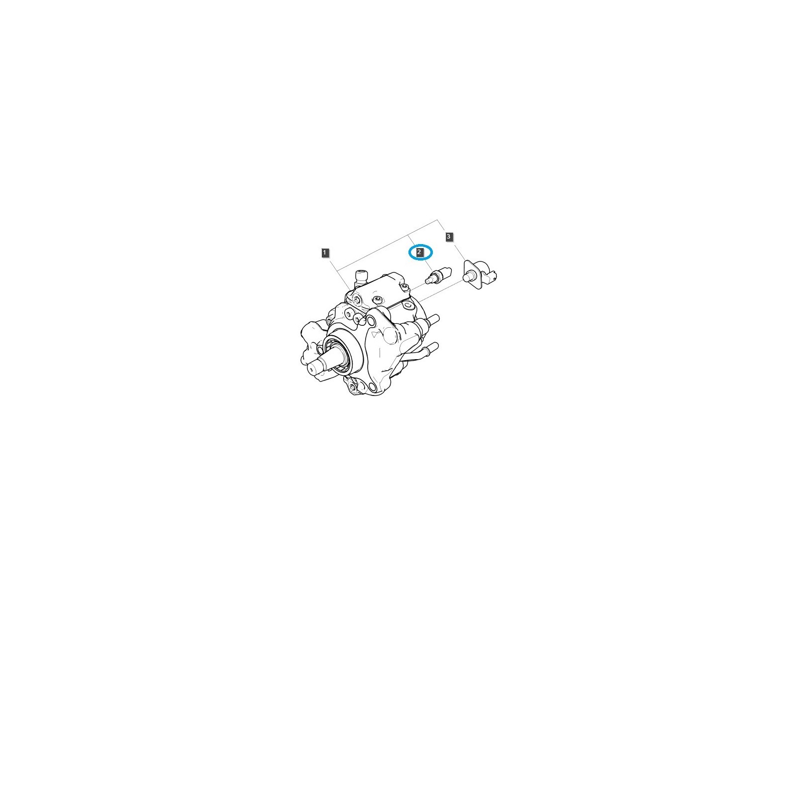copy of Sensor de temperatura del combustible CN/LS Tractor / N.º 40335469