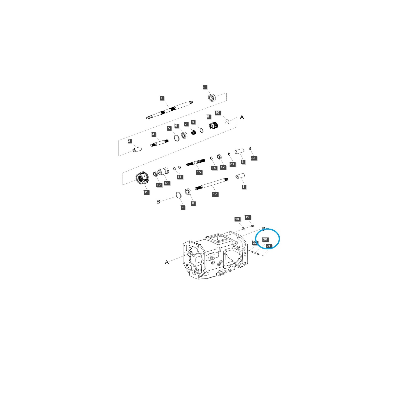 Rurka doprowadzająca, hydrauliki sprzęgła A1287348 / TRG287 / LS Tractor / 40010103