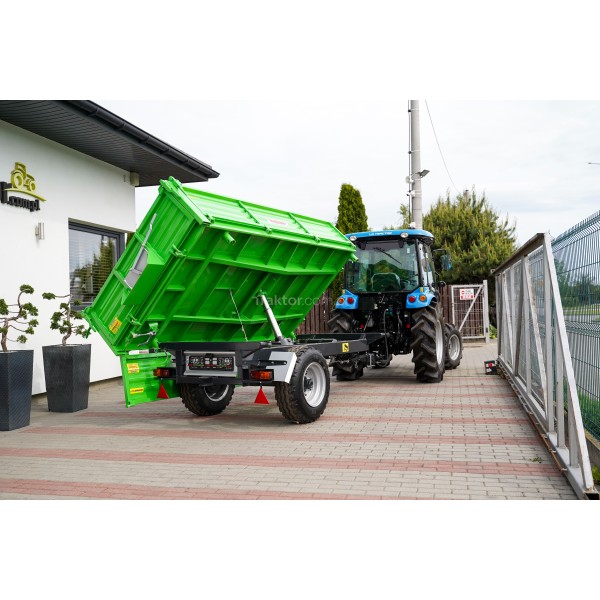 Remolque agrícola de un solo eje 2,5T WTP1W1a Wodziński