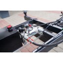 Remolque agrícola de dos ejes de 2,5 T con basculante eléctrico 4FARMER | Traktor.com.pl