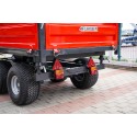 Remolque agrícola de dos ejes de 2,5 T con basculante eléctrico 4FARMER | Traktor.com.pl