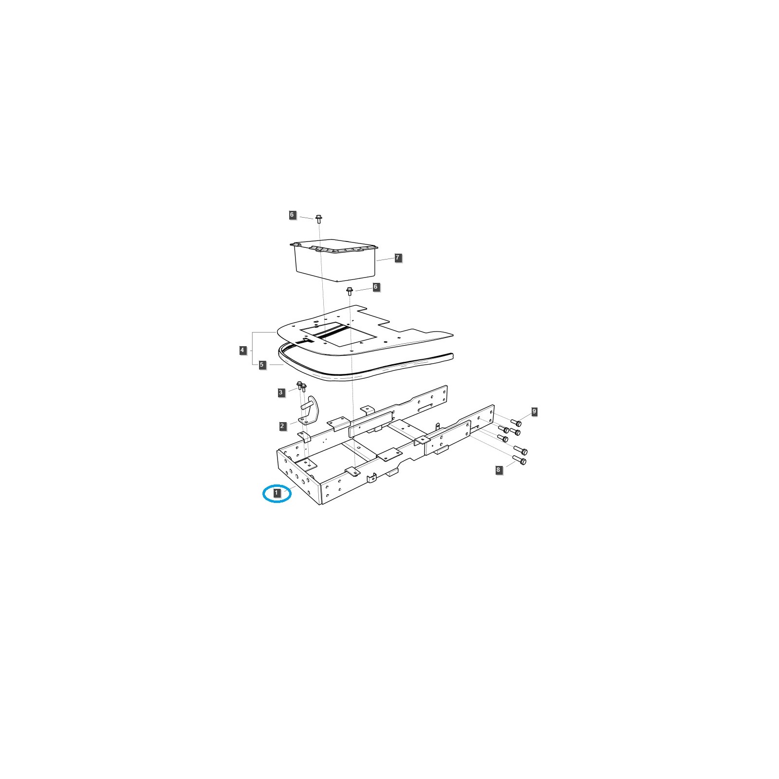 copy of Cadre moteur MT3R-TK / LS MT357 / TRG210 / 40579035