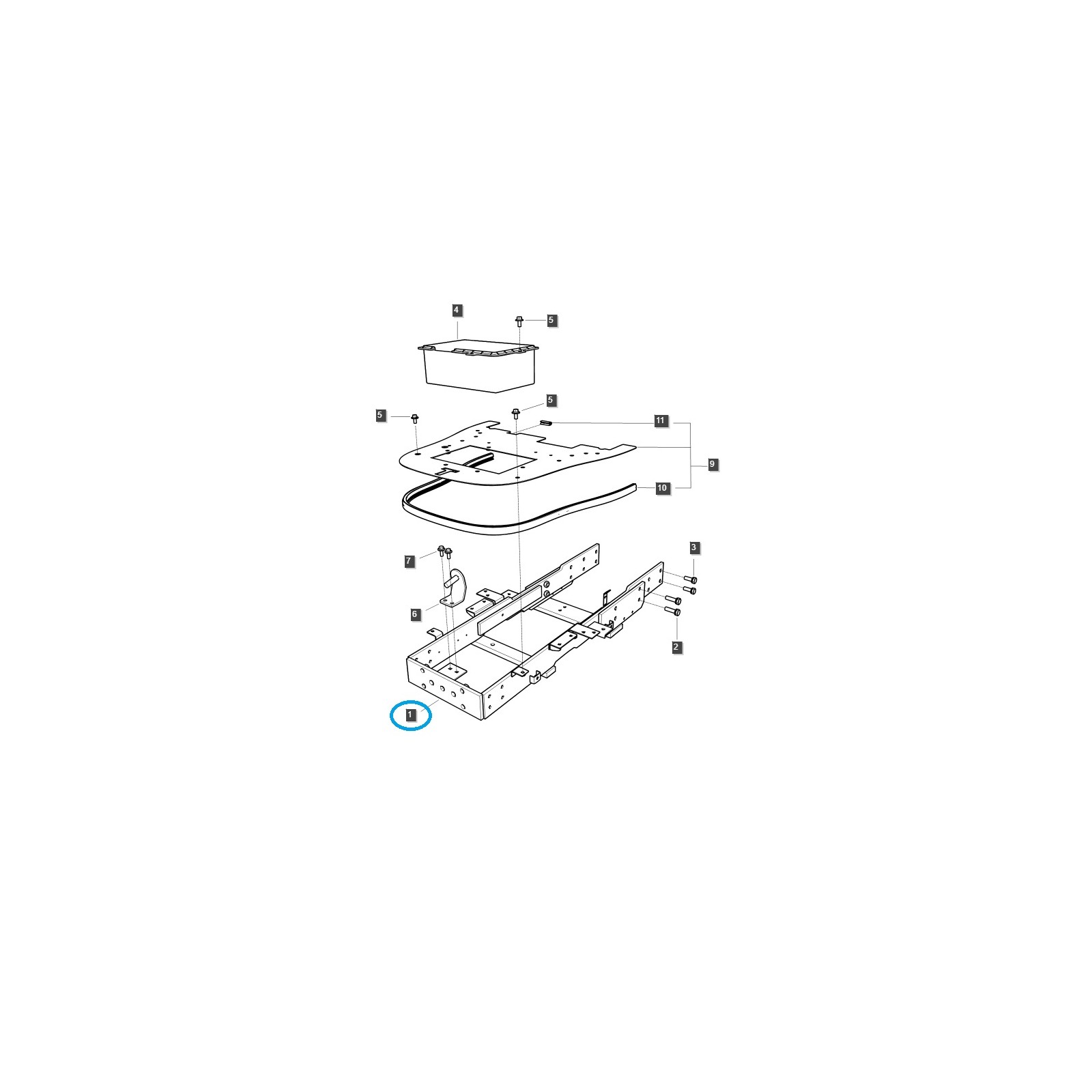 copy of Bastidor de motor MT3R-TK / LS MT357 / TRG210 / 40579035