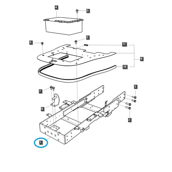 copy of Bastidor de motor MT3R-TK / LS MT357 / TRG210 / 40579035