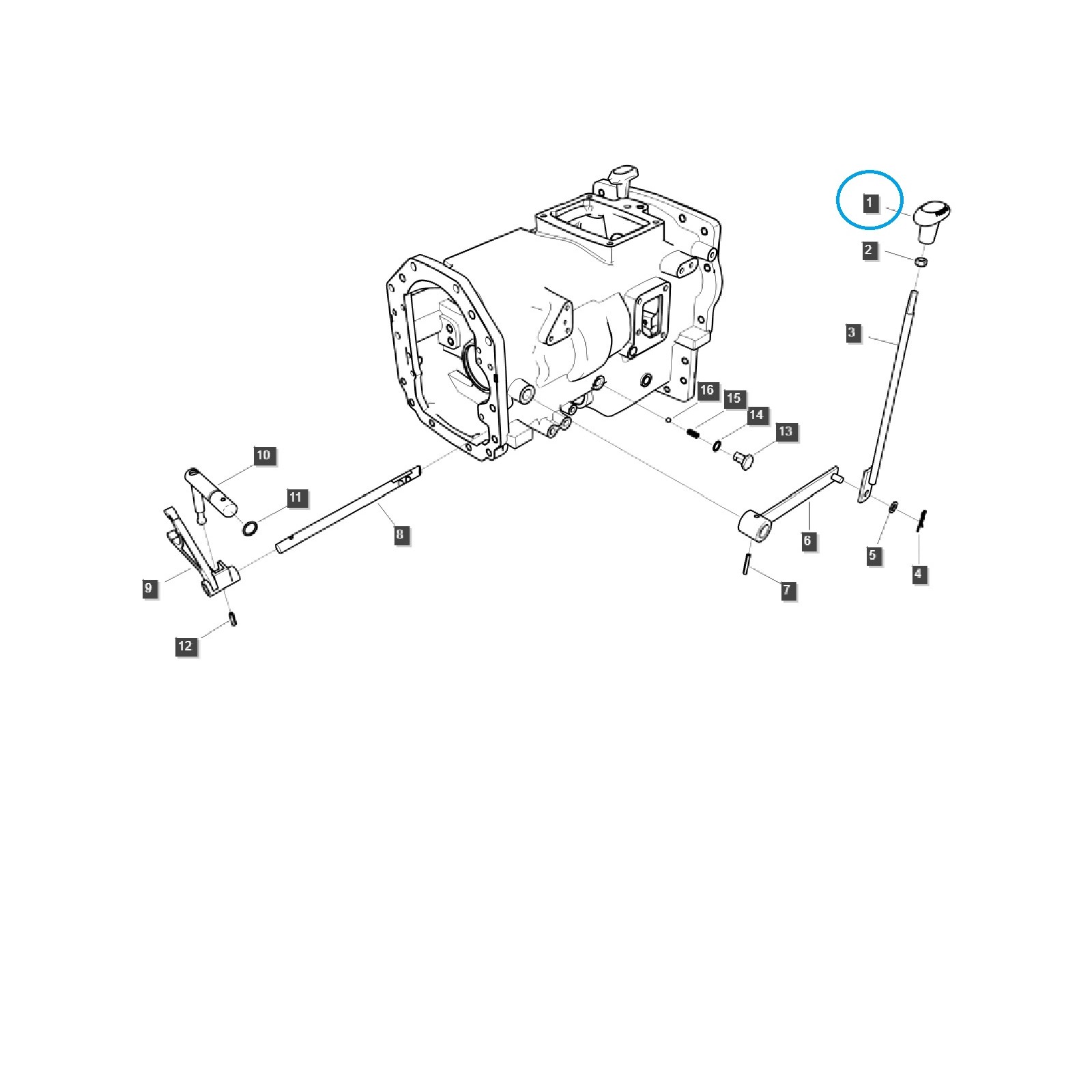 Guide-rail pour train rampant TRG291 / Tracteur LS / 40032409