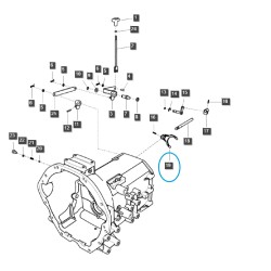 Creeper guide (rail) TRG291 / LS Tractor / 40032409
