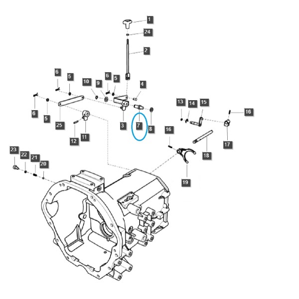 Creeper guide (rail) TRG291 / LS Tractor / 40032409