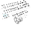 Arbre, pignon de marche arrière / TRG281 / Tracteur LS / 40309714 | Traktor.com.pl