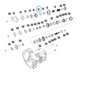 Shaft, reverse gear sprocket / TRG281 / LS Tractor / 40309714 | Traktor.com.pl