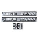 Kubota B1400 Aufkleber