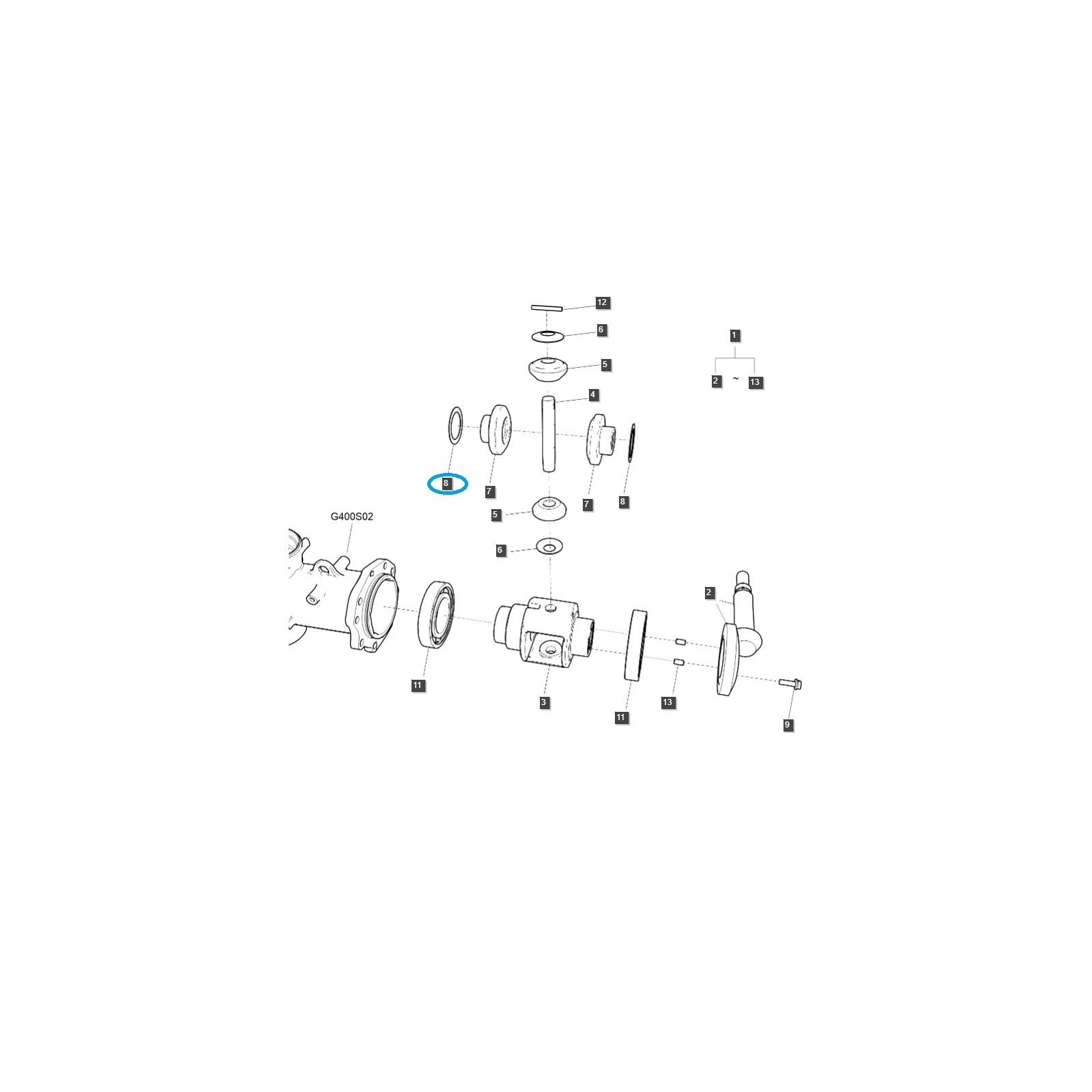copy of Dištančná podložka 10,5 x 25 x 08 mm / TRG410 / Ls Traktor 40205812