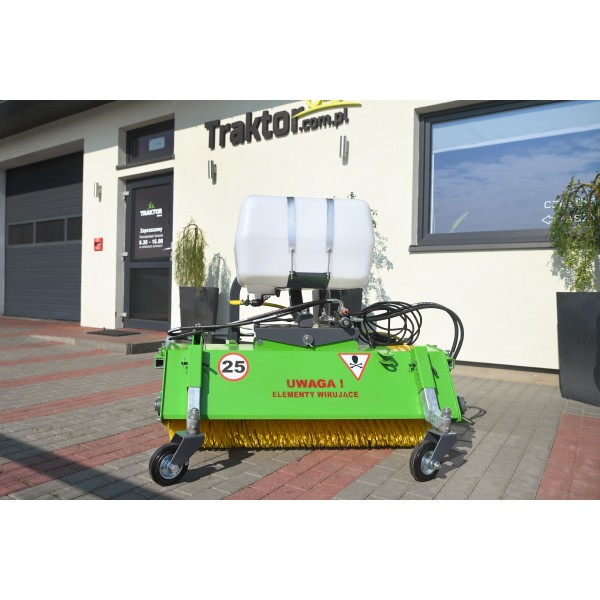 120 cm hydraulic tractor sweeper (basket + side brush)