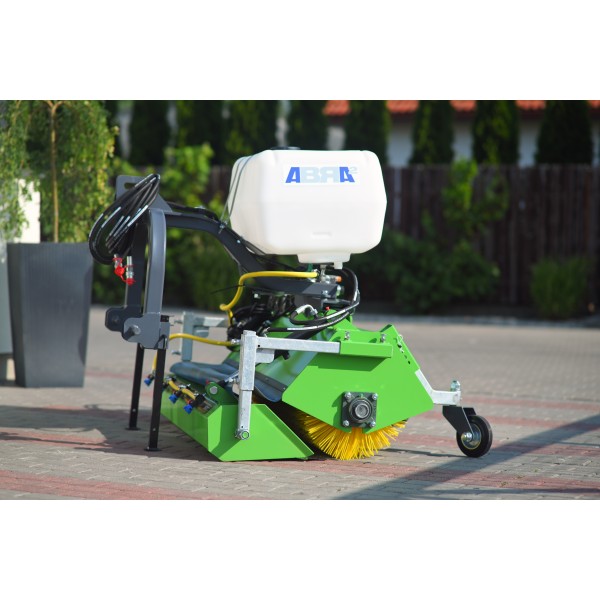 120 cm hydraulic tractor sweeper (basket + side brush)