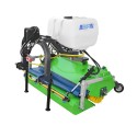 120 cm hydraulische Traktorkehrmaschine (Korb + Seitenbürste)