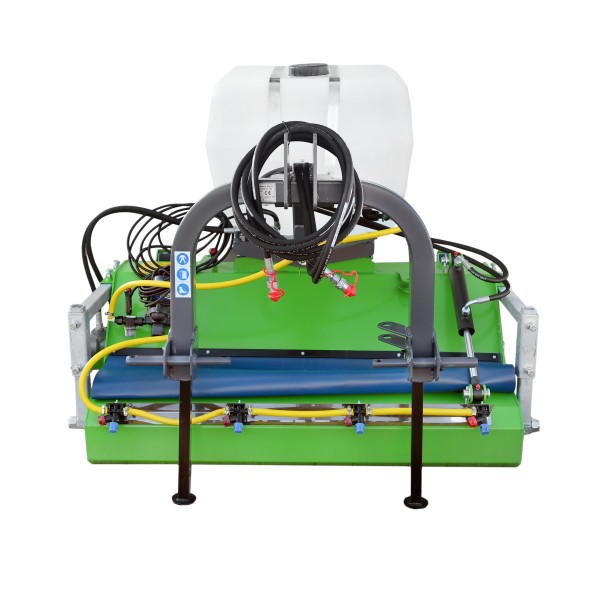 Barredora hidráulica para tractor de 120 cm (cesta + cepillo lateral)