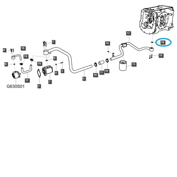 copy of O-ring / 8.80 x 2.40 mm / TRG823 / LS Tractor / nr 40362240