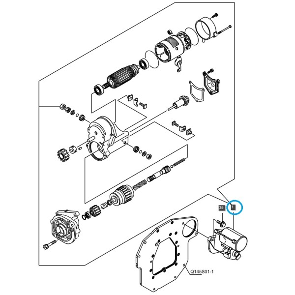 Štartér / Ls Traktor č. 40356102
