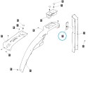 Prowadnica dźwigni / osłona boczna / lewa / TRG870 / LS Tractor / nr 40196112 | Traktor.com.pl
