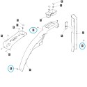 Hebelführung / Seitendeckel / Links / TRG870 / LS Traktor / Nr. 40196112