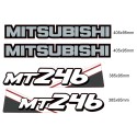 Mitsubishi MT246 stickers