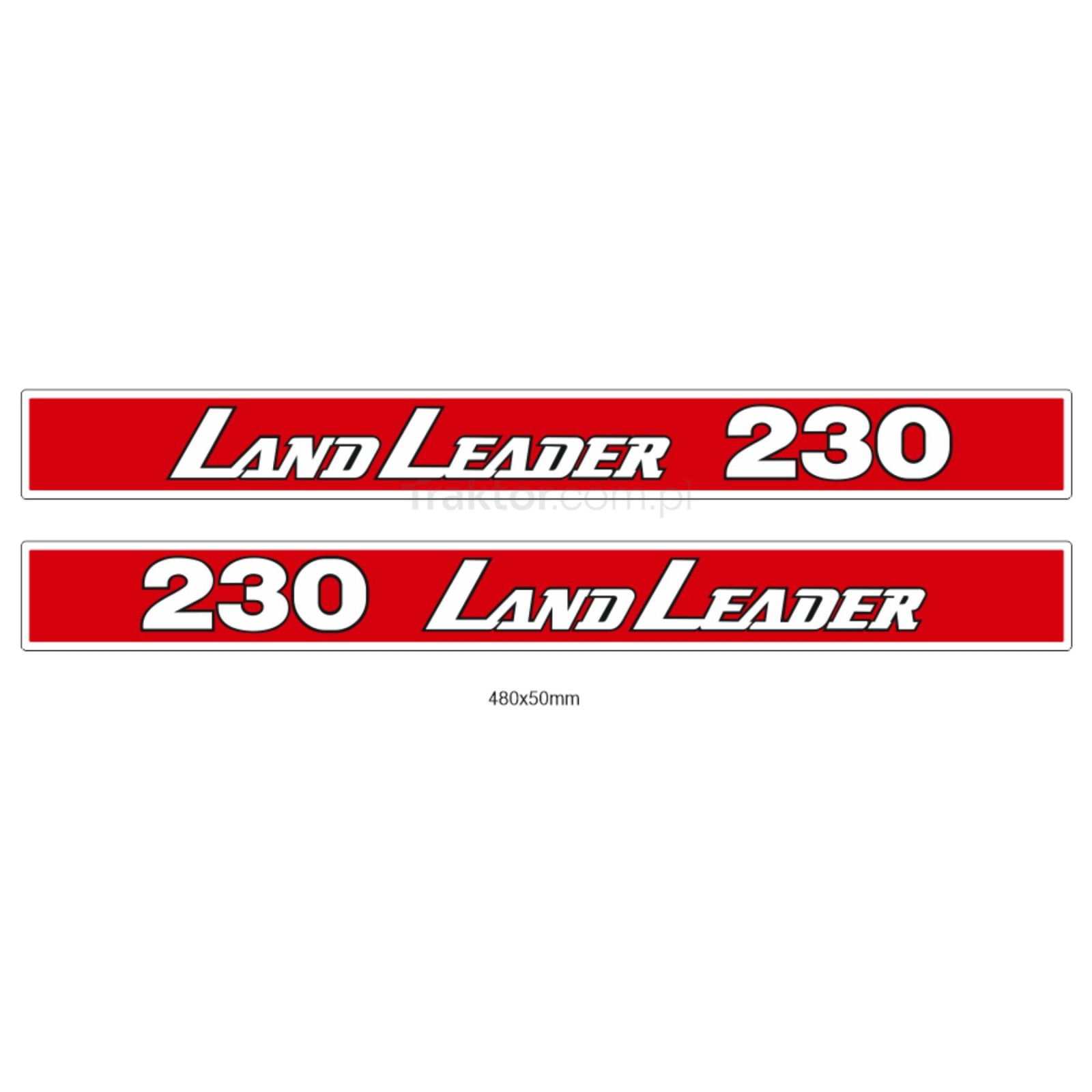 Naklejki Iseki Land Leader 230