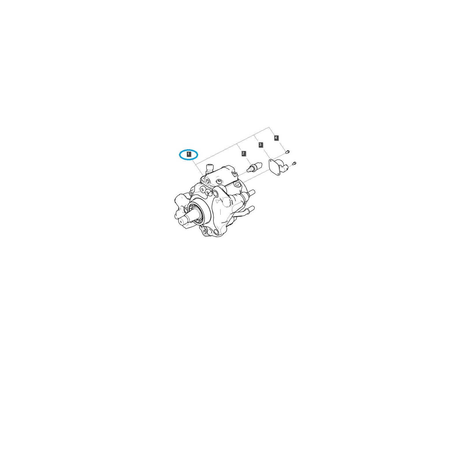 copy of Vstřikovací čerpadlo / LS Tractor / 150 barů / EGQ125 / č. 40007585 / Q1250140 / 40255995