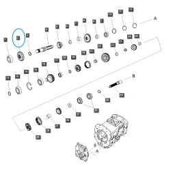 Mittelwellenzapfwelle/PTO / TRG287 / Ls Traktor 40196985