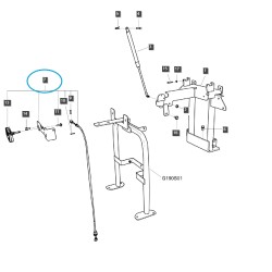 XU Hood Lock - TRG830 / LS Tractor / 40347707
