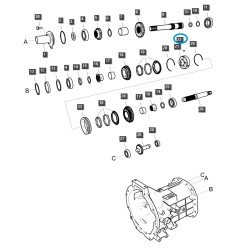 copy of Klin - zámok synchronizátora prevodovky TRG281 / Ls Tractor / 40326190