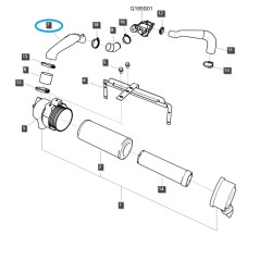 copy of Potrubie / Nasávanie vzduchu / TRG190 / LS Traktor / č. 40007249