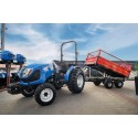 Dvounápravový zemědělský přívěs 2,5T se sklápěcí korbou a síťovými nástavbami 4FARMER | Traktor.com.pl