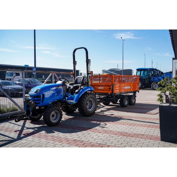 2,5-Tonnen-Zweiachs-Agraranhänger mit Kippmulde und Gitteraufsätzen 4FARMER | Traktor.com.pl