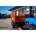2.5T two-axle agricultural trailer with a tipper and mesh extensions 4FARMER | Traktor.com.pl