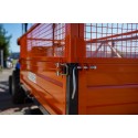 2.5T two-axle agricultural trailer with a tipper and mesh extensions 4FARMER | Traktor.com.pl