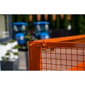 2.5T two-axle agricultural trailer with a tipper and mesh extensions 4FARMER | Traktor.com.pl
